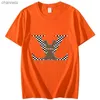 T-shirty męskie 2023 Nowy projekt luksusowy dla mężczyzn w 100% bawełniany nadruk T-shirt Rabbit Street Hip Hop Zagima T-shirt Hip Hop Free Shipping T230720
