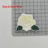 il nuovo ferro ricamato di applique della Rosa del fiore 60pcs / lot sopra cuce sull'insieme della toppa per abbigliamento DIY200S