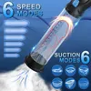 Pump Toys Hannibal Male Penis Vacuum Water for Automatic Penile Extender Booster Masturbator Trainer Adult Sex 230719