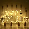 Strings LED Wine Bottle Light With Cork Copper Wire String Lights For Liquor Bottles Crafts Fairy Garland Party Wedding Decoration