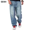 European and American models loose jeans Spring and Autumn Men's Retro Straight Large size Men's jeans Size 30-38 40 42 266u