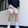 Designer curto moda roupas casuais férias de verão shorts de basquete americano de duas peças soltos e descontraídos esportes trimestres masculino corrida treinamento camada dupla bask