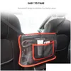 Storage Bags Car Net Pocket Handbag Holder Seat Bag Large Capacity For Purse Phone Documents Drop Delivery Home Garden Housekee Organ Dhylr