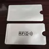 Feuille d'aluminium RFID Blindage Manches Magnétique ID IC Carte de Crédit Sac D'emballage Anti Vol Titulaire NFC Blocage Protecteur Voyage Wallet256O