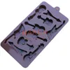 Hel- ny silikonform 10 till och med gitarrformer silikon choklad mögel isfack mögel diy bakformar cdsm-231213q
