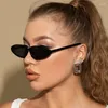 Lunettes de soleil LongKeeper mode petit œil de chat femmes 2023 Vintage étroit bonbons lentille lunettes pour femme voyage