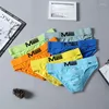 Underpants Sexy Cotton Men's Panties Youth Breathable 3D Relief Briefs Personality Tide Shorts