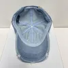 Bollmössor unisex cowboy baseball cap med strass casual sanpback hattar för män och kvinnor utomhussport denim jeans höft hop grossist