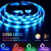 15m LED 5050 RGB 스트립 라이트 앱 제어 색상 변경 LED SMD 5050 RGB 라이트 스트립 RF 리모컨 파티 파티 249W