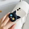 Air Sac Phone Holder Korean INS Kawaii 3D Cat Cellphone Finger Ring Stand Grip Tok Mobile Phone Accessories for Iphone L230619
