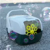 Novità Giochi Bubble Machine Soffiatore di bolle automatico elettrico portatile Design a due alimentazioni Creatore di bolle di sapone all'aperto per bambini Giocattoli per feste Regali 230719