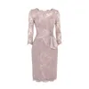 Selling Long Sleeves Appliques Mother of the Bride Dresses Waist with Rhinestone Mother of the groom Dresses In Stock283y