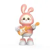 Électrique RC Animaux Dessin Animé Danse Lapin Guitariste Jouet Électronique Lapin Animal Robotique Animal Jouer Guitare Avec Musique Légère Jouets pour Enfants Enfant Cadeau 230719