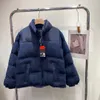冬のメンズジャケットダウンパーカーデザイナーの男性パフレターコートフリースジャケットアウターウェアスタンドカラーノースレター女性衣料品S-L