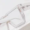 Cyklonowe okulary przeciwsłoneczne Z1547W Płyta Ultra-gruntowa rama jednoczęściowa soczewki z czteroletnią kryształową dekoracją klasyczne 1547 okularów słonecznych Uv400 Załączone szklanki designerskie