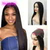 Brazilian Human Hair 5 5 Lace Front Wig Straight Body Wave 5X5 Lace Wigs 20-32inch Body Wave Virgin Hair Products Whole233W