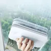2021 fönstermagneter dubbla sidorborste magnetiska fönsterrengörare glas torkar tvätt för tvätt av fönster hem rengöring verktyg246l