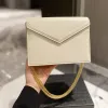 Skórzana torba na ramię Kobiet Designerka torebki Cassandra Top uchwyt Crossbody Bag