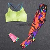 Women's Tracksuits Yoga Set Tracksuit Sportswear Women Outdoor Running Workout Fitness Top Bra Sport Leggings Suit Lady Gym Clothes Free Yoga socks J230720