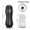 Masturbators Fully automatic male masturbation vibration oral sex suction machine silicone vaginal cup toy adult products 230719