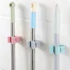 5 PCS Balai Mop Holder Balai Gripper Holds Auto-Adhésif Réutilisable Aucun Perçage Super Anti-Slip Montage Mural Rack267B