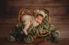 Herinneringen Handgemaakte Baby Bamboe Bench geboren Pography Props Houten Bed Baby Poses Baby Pography Prop Studio Achtergrond Props 230720