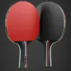Raquetas de tenis de mesa, raqueta de 7 capas, mango largo corto, doble cara, espinillas, pegamento inverso, raquetas rectas 230719