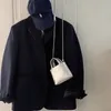 Kvällspåsar Y2K Mini Chain Pu Leather Crossbody Påsar med kort handtag för kvinnor Luxury Solid Color Fashion Phone Handväskor och Purses 230719