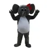 Costume da mascotte elefante di Halloween Personaggio dei cartoni animati di alta qualità Personaggio a tema Carnevale Abito unisex per adulti Vestito da festa di compleanno di Natale