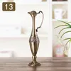 Vases European-style Zinc Alloy Small Vase Metal Crafts Gift High-end Home Decoration Ornaments Restaurant Flower Arrangement