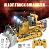 Electric RC Car Rc Excavator Toys Alloy and Plastic Radio Remote Control Engineering Digger Truck Dump Bulldozer For Children s Gifts 230719