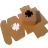 Tubetes 50pcs partia 6 5x6 5x3cm prezent Kraft papierowy pudełko biżuteria impreza ślub ślubne piekarnia piekarnia piekarnia