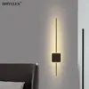 Wall Lamp Simple Left Right Style Black White Modern LED Lights Living Dining Room Bedroom Bedside Bar Hall Lamps Indoor Lighting