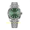 Luxe Heren Horloge 2813 Automatische Horloges Datejust 41mm 126334 Oyster Steel Wimbledon Dial Oyster Armband