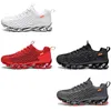 2023 Flying woven blade athleisure shoes men women black red grey white outdoor sneakers for all terrains