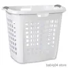 Storage Baskets Sterilite Ultra Easy Carry Plastic Laundry Hamper White Set of dirty clothes basket folding laundry basket laundry bag R230720