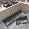 Fashionable Pad Soft Mat Household Long Kitchen Floor Mat Oil-Proof Waterproof Door Mat Bathroom Absorbent Door Mat