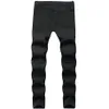 2021 Représenter vêtements pantalons slp bleu noir détruit hommes slim denim droit motard skinny jeans hommes déchiré jeans242B