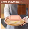 Storage Bottles Food Sliced Cheese Container Fridge Lunch Refrigerator Butter Slices Cases Holder