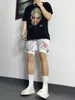 Projektant krótki mody swobodny odzież Letnie sport amerykańskie szorty koszykówki męskie kwartalne kolano szybkie suche oddychające trening treningowy do podwójnej warstwy koszykówki