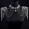 Nuovo Arrivo Crystal Bridal Wedding Capes Wraps Bolero Jacket289h