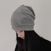 Casquettes de balle strass étoile Y2K Hip Hop casquette pour femmes hommes automne hiver garder au chaud tricot Bomber fille garçon bonnets noir gris Streetwear chapeau