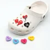 HYBkuaji valentijnselementen schoen charmes groothandel schoenen decoraties pvc gespen voor schoenen