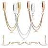 2018 New Reflections Floating Chains Sicherheitskette Charm 100 % 925 Sterling Silber Perlen für Pandora-Armband Geschenk DIY Jewelry327A