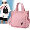 Kvällspåsar Kvky Summer Mini Canvas Women Axel väska Leisure Square Messenger Light Casual Pouch utanför shopping