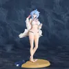 Anime Manga 24cm Genshin Impact Anime Figure Ganyu Sexy Girl Figure Ganyu Swimsuit Action Figure Model Doll Toys for Children Christmas Gift