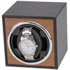 Watch Boxes Cases Universal Usb Power Used Watch Winder For Automatic Watches Mute Mabuchi Motor Mechanical Watch Electric Rotate Stand Box Wooden 230719