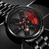 Autres montres BOYADKA Design roue jante moyeu montre personnalisé Sport voiture étanche créatif Cool hommes Relogio Masculino 230719