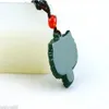 Collier pendentif chinois 100% naturel néphrite hetian Jade Tiger Head Lucky Jade1974