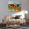 Kolorowe abstrakcyjne malarstwo na płótnie Still Life of Jabłki i ciastka Paul Cezanne Art Unikalne ręcznie wykonane grafiki dekoracje domu